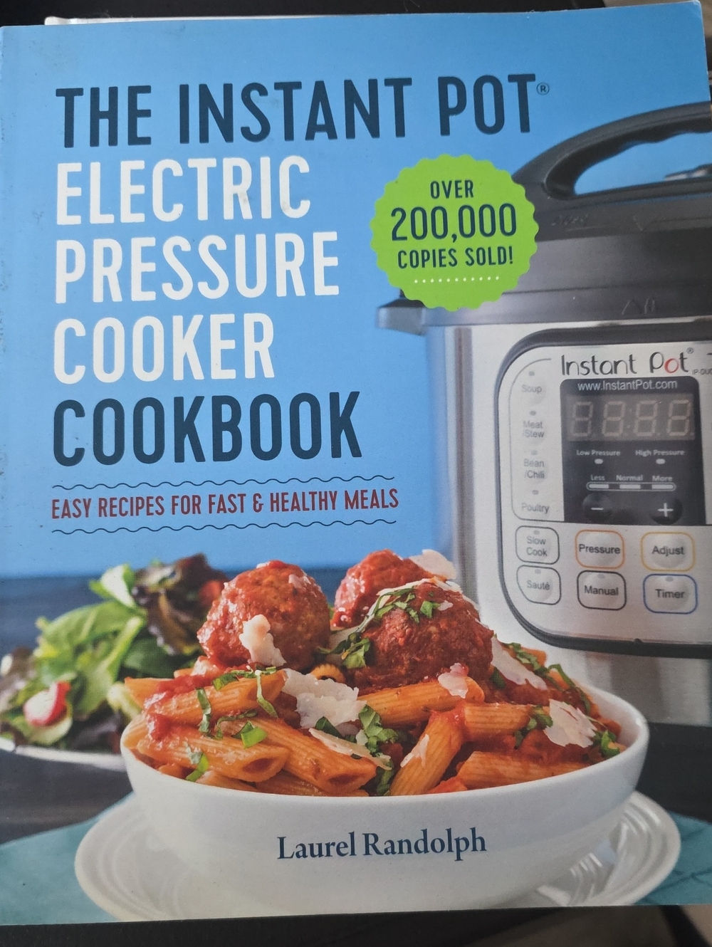 The Electric Pressure Cooker Cookbook — Blue Cover